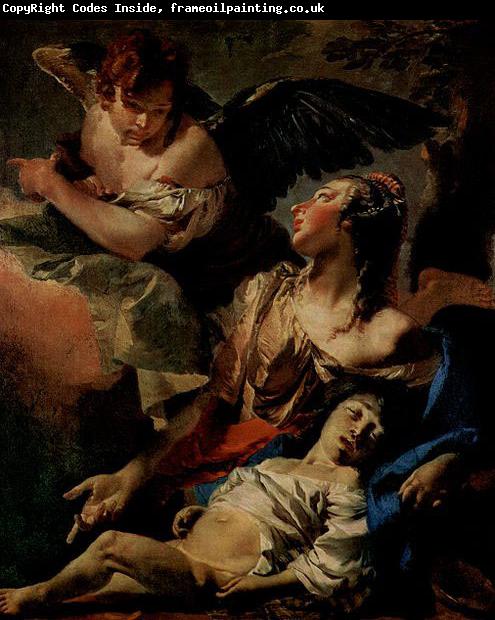 Giovanni Battista Tiepolo Hagar und Ismael, Pendant zu
